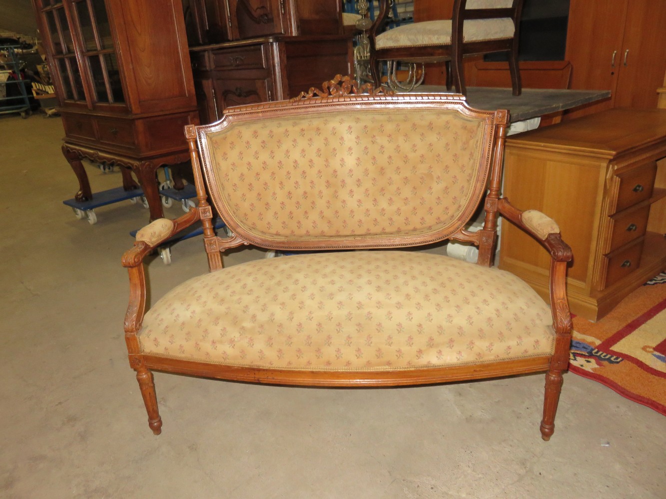 Louis Seize Wallnut Sofa Sofasets Chairs Antiques Ad