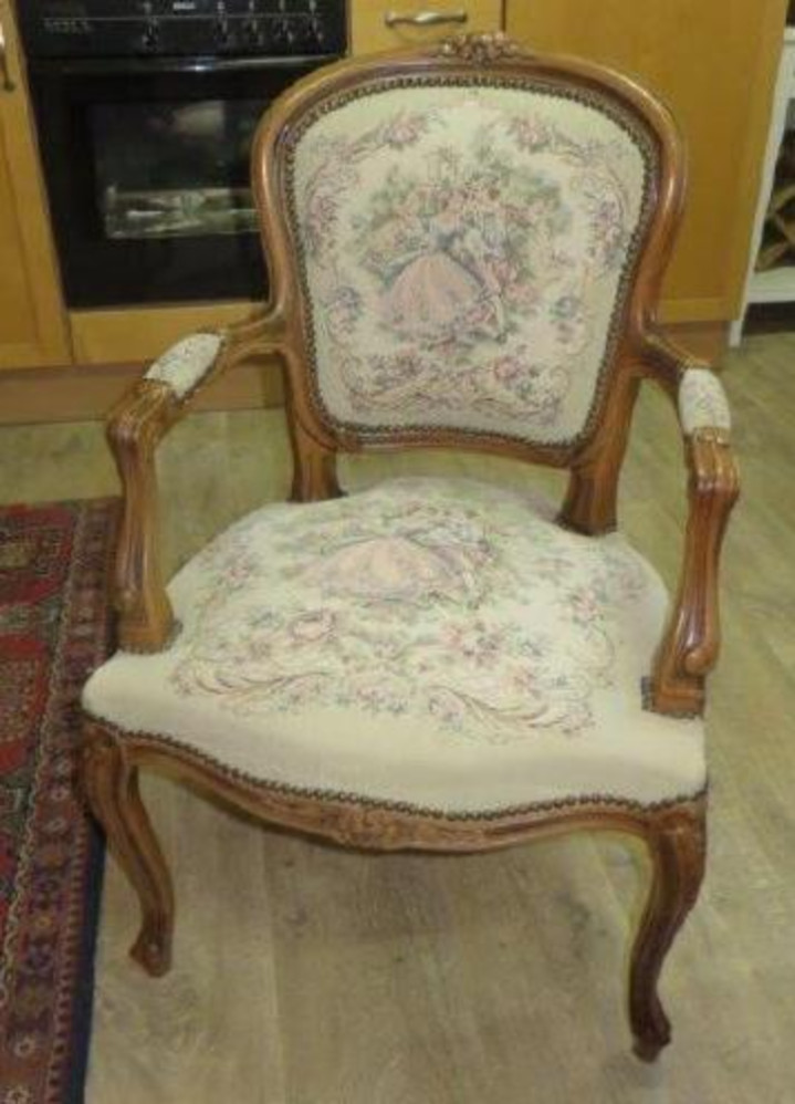 Wallnut Louis Seize Armchair Sofasets Chairs Antiques Ad