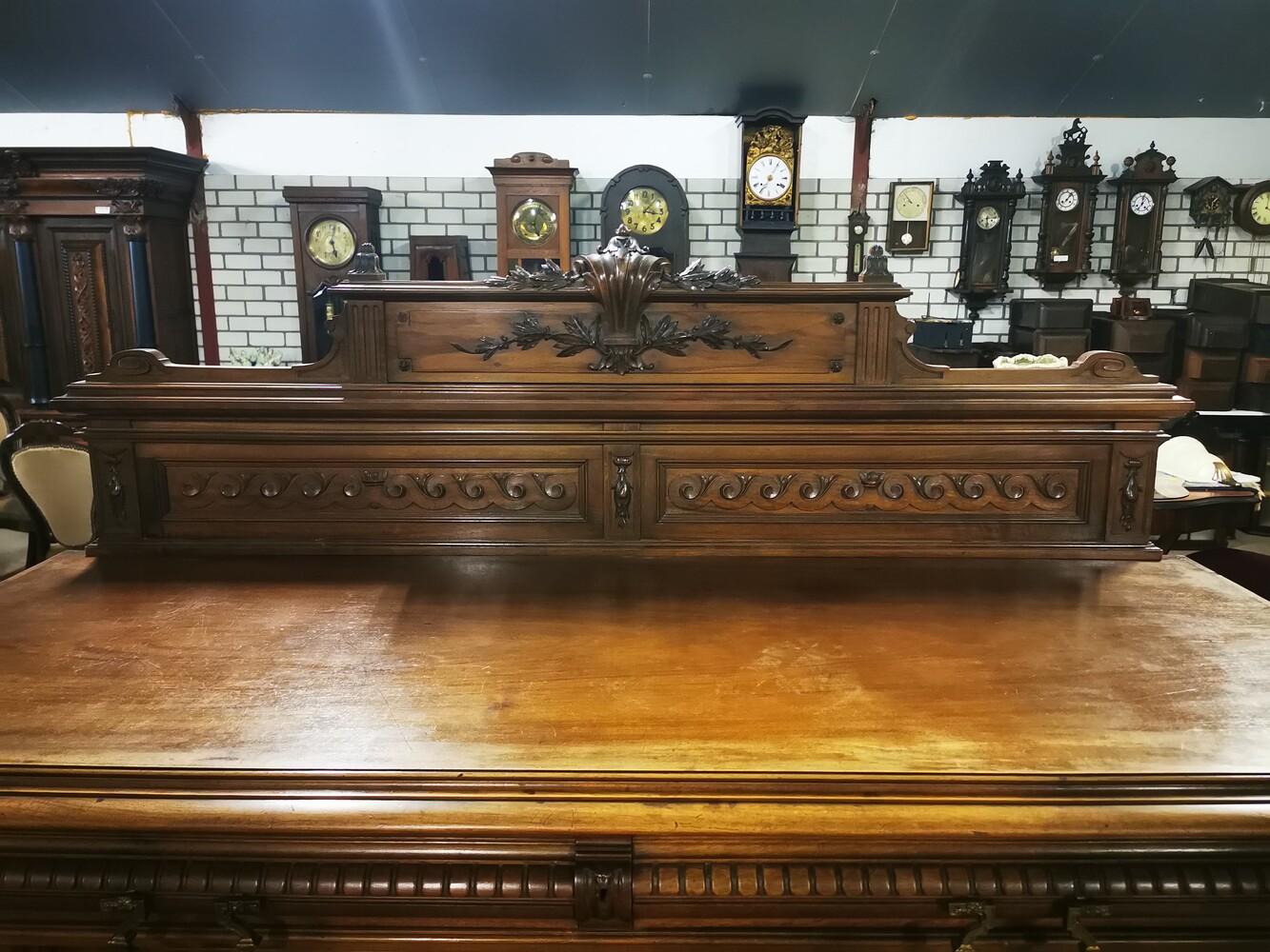 Beautiful Henri Deux dresser, walnut 