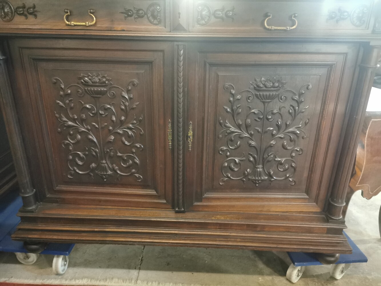  Beautiful pair of French Walnut Cabinets
