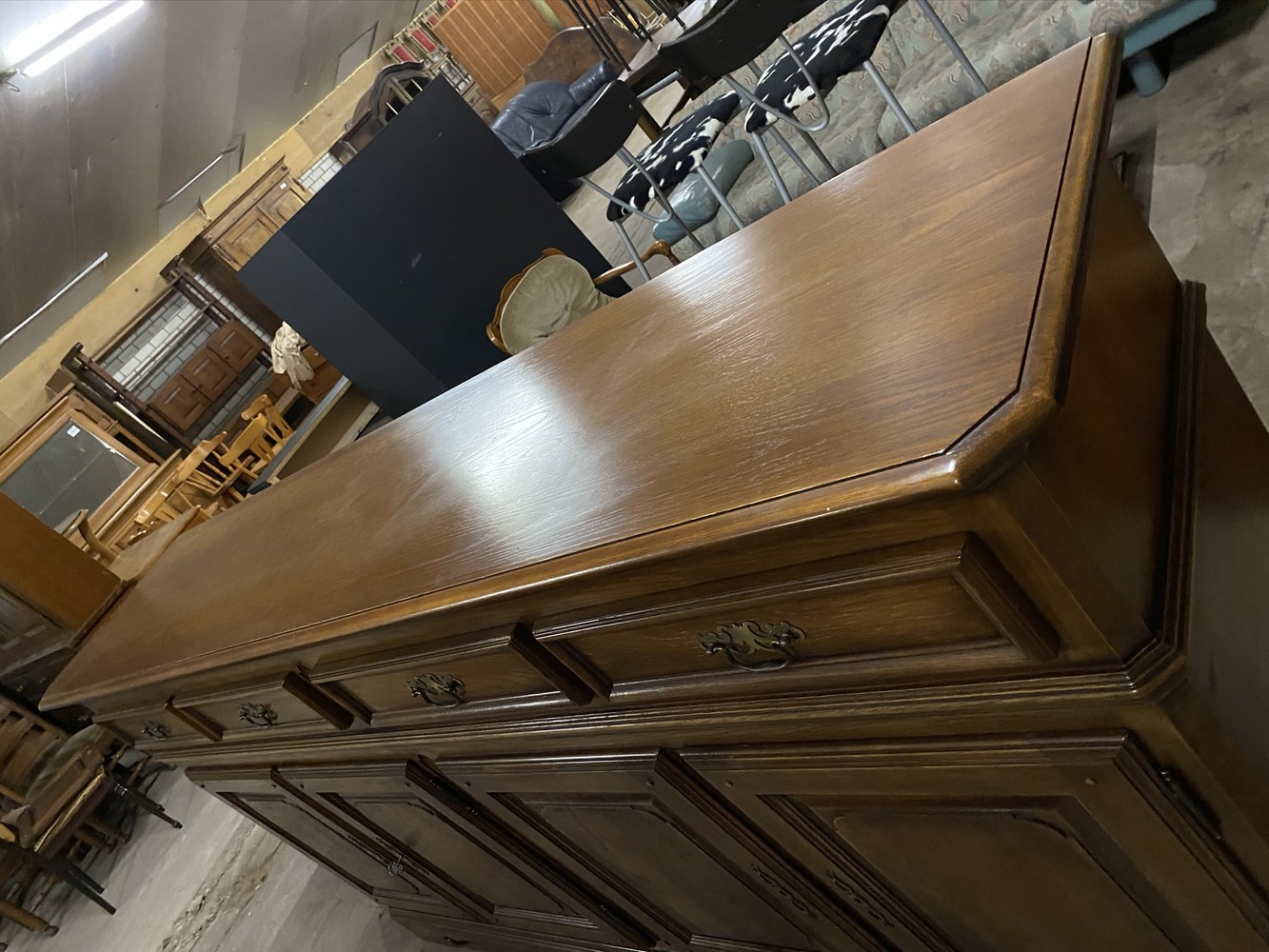 Complete oak diningset