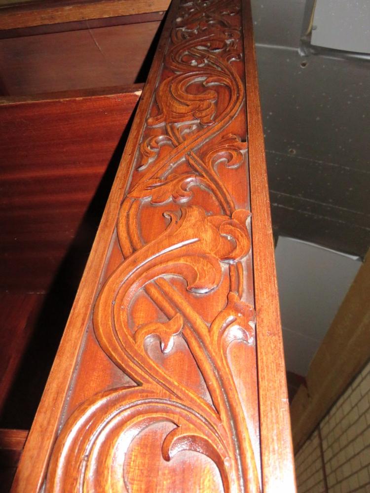Dutch mahoghony bookcase