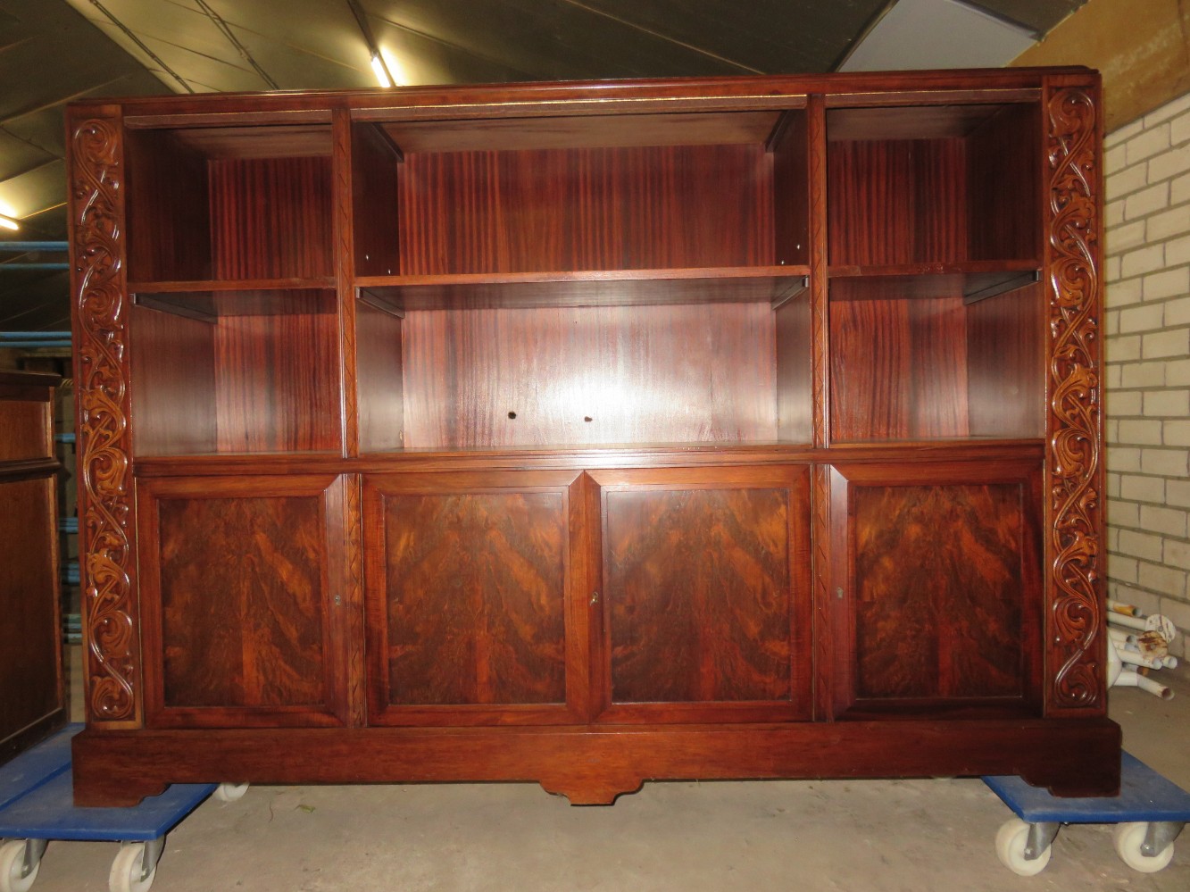 Dutch mahoghony bookcase