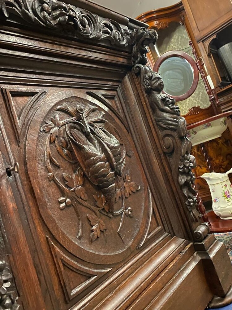 Exquisite French Walnut Cabinet 