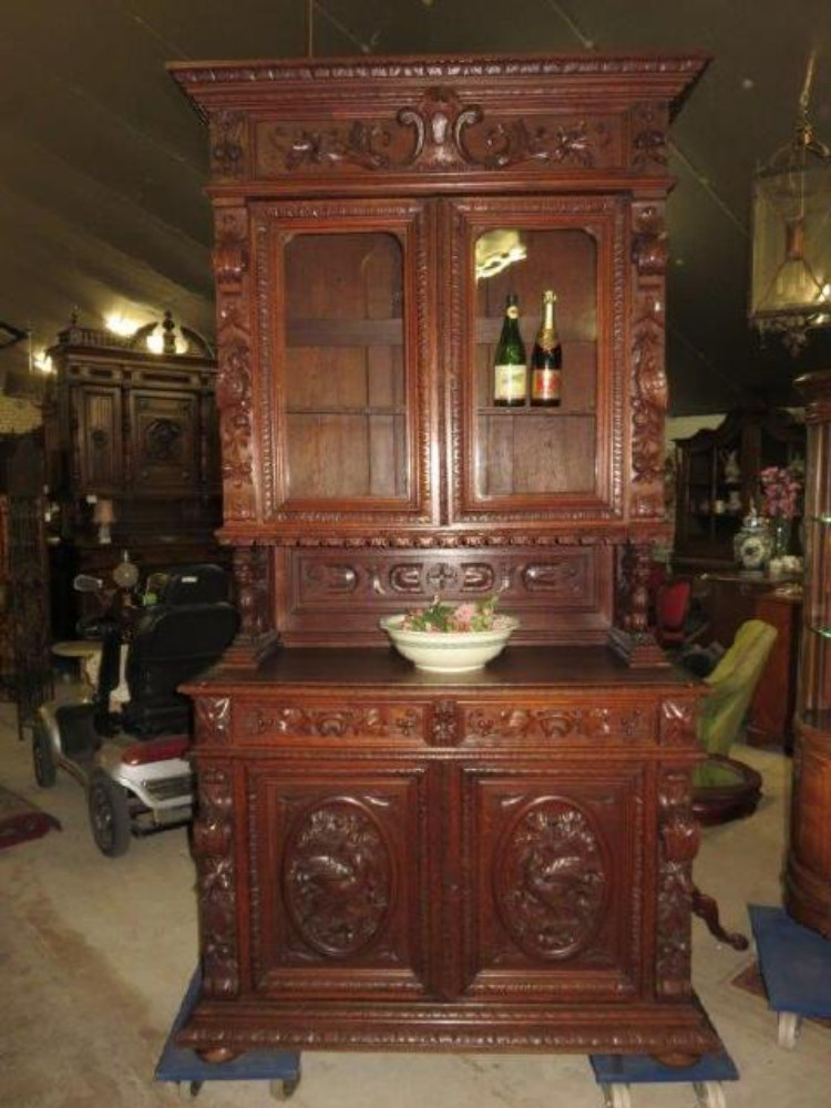 French hunting cabinet very nice