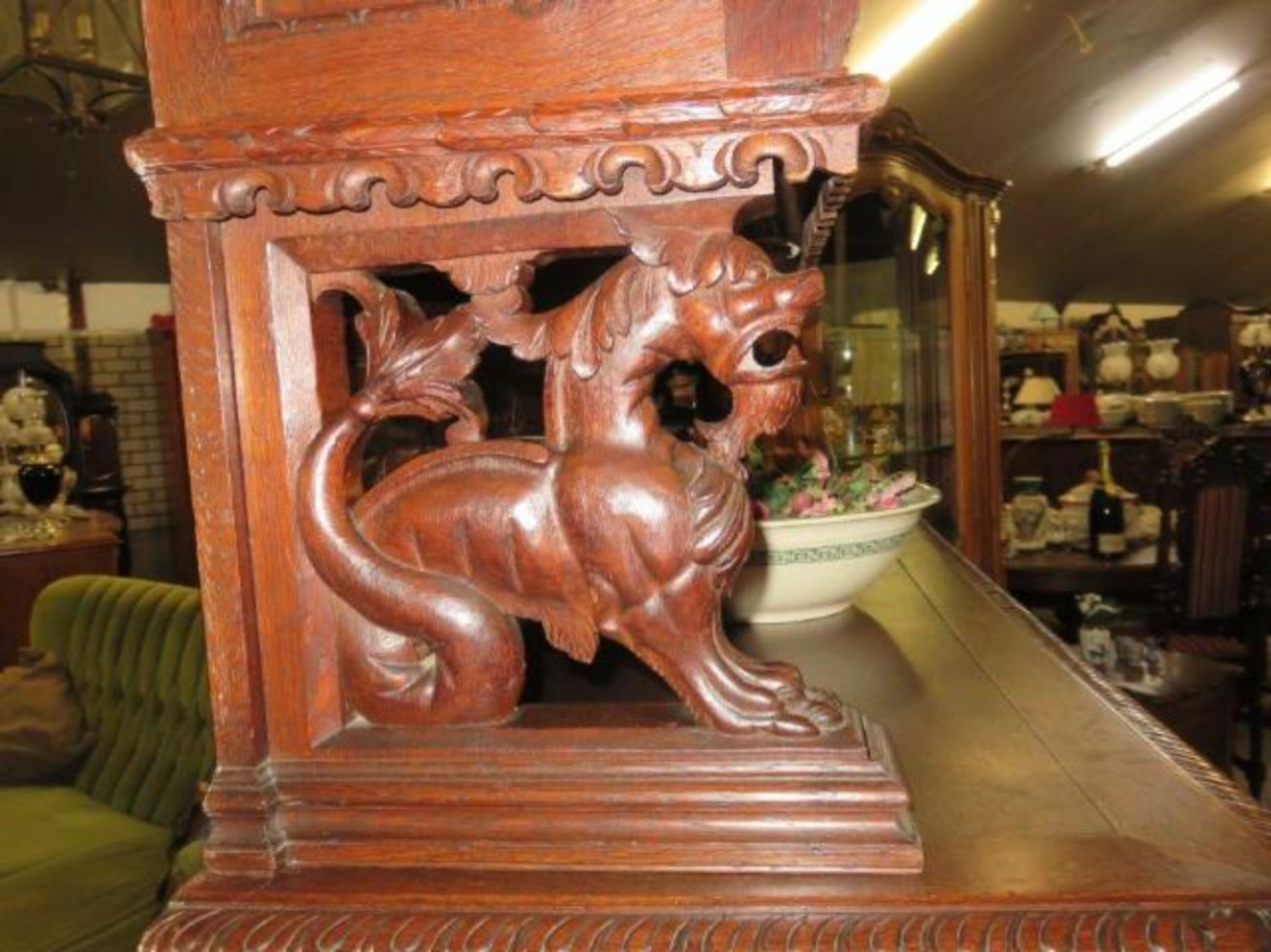 French hunting cabinet very nice