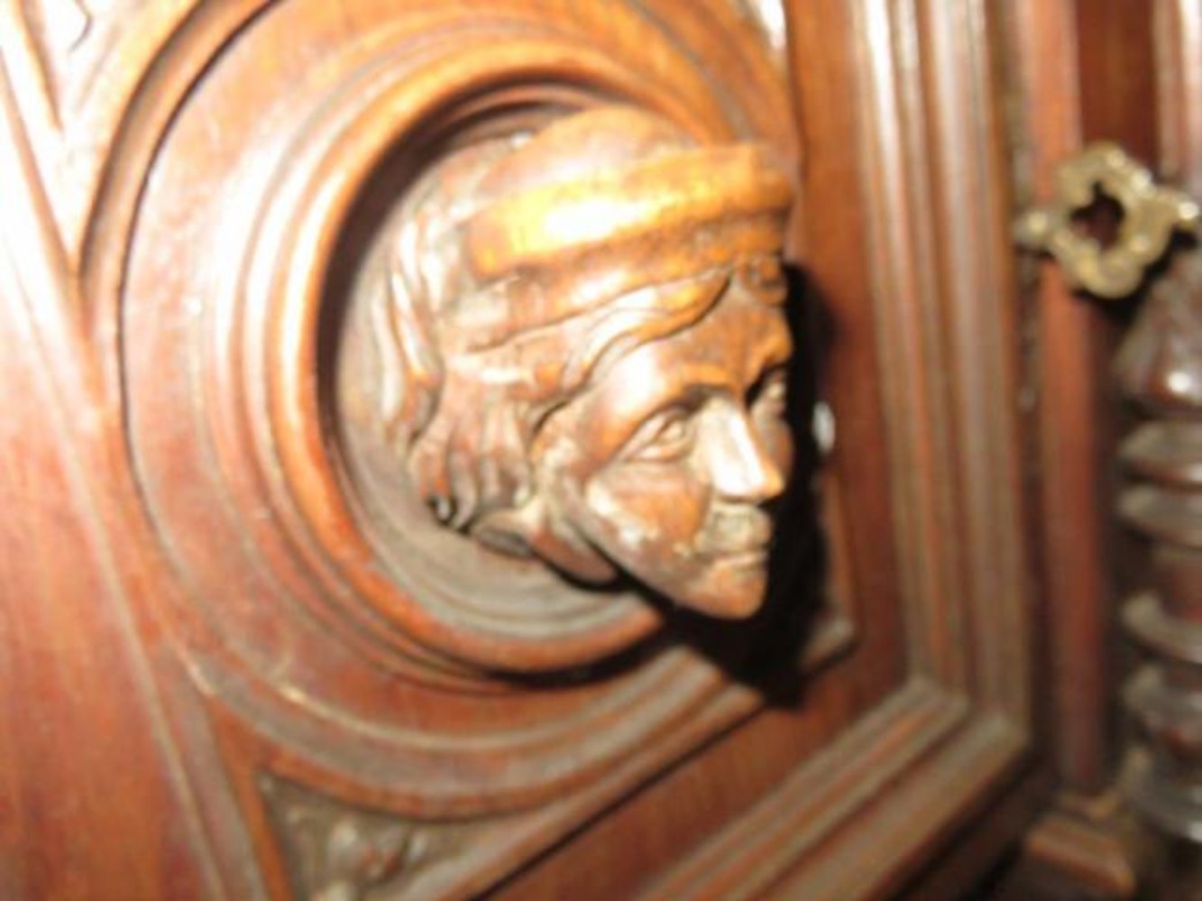 French wallnut cabinet