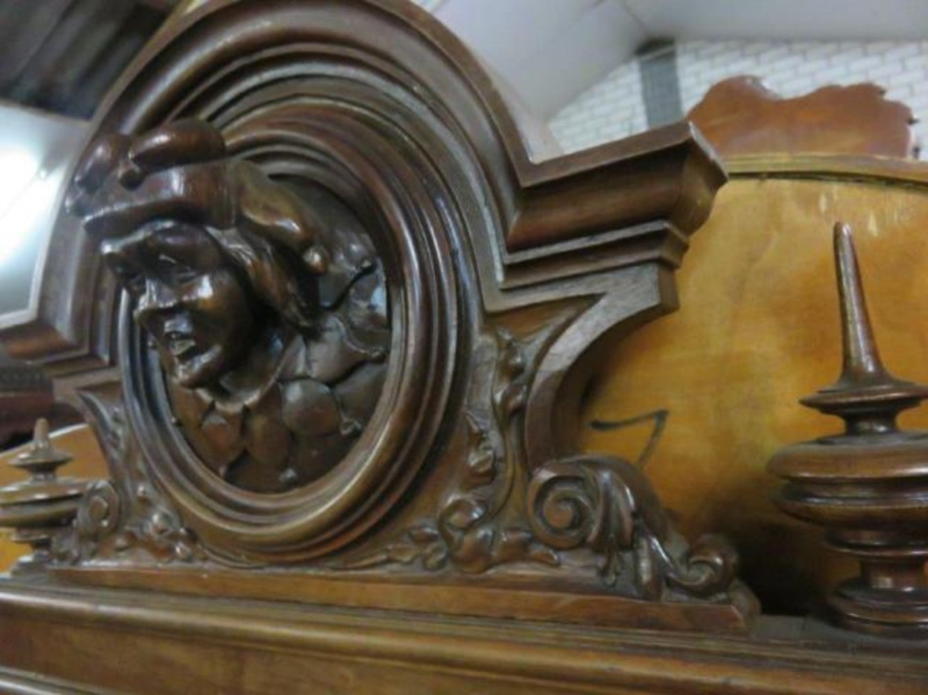 French wallnut cabinet