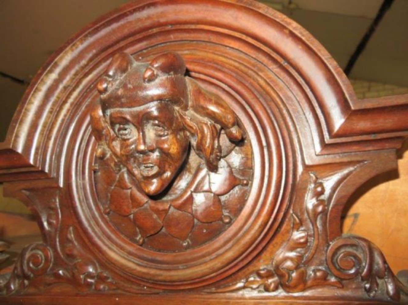 French wallnut cabinet