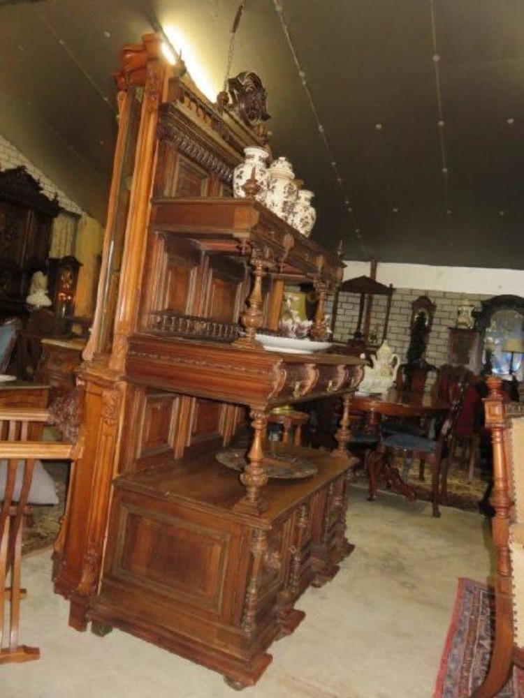 French wallnut cabinet