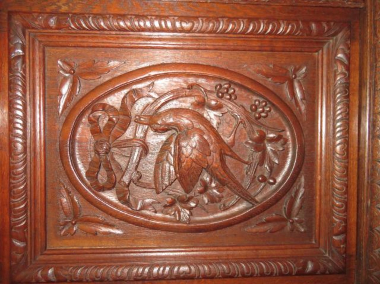 French wallnut cabinet