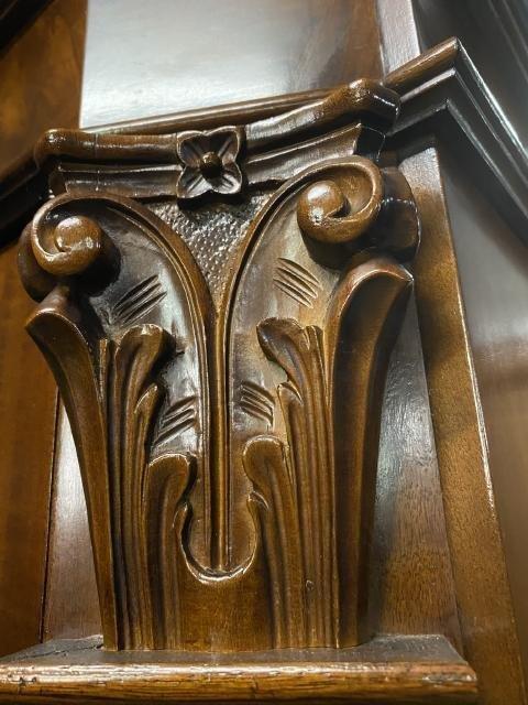 Italian wallnut cabinet