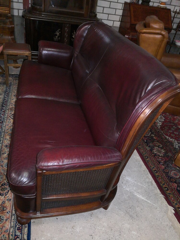 Leather sofaset 2-1