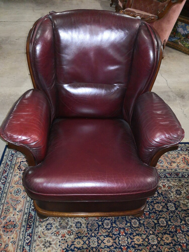 Leather sofaset 2-1