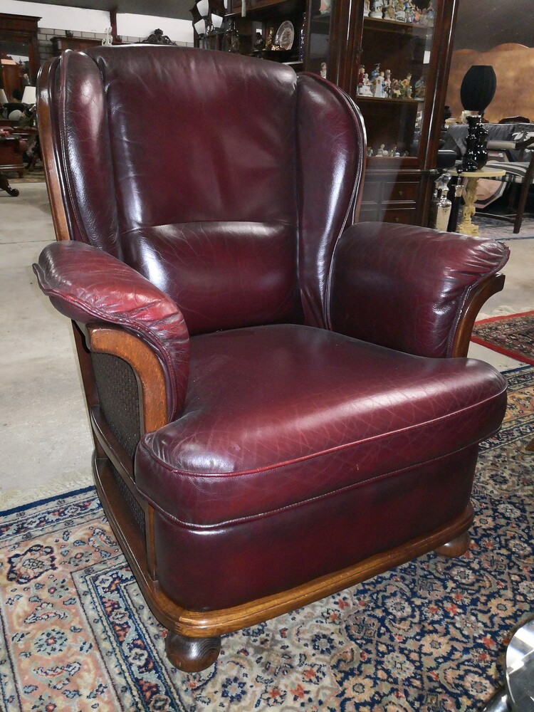 Leather sofaset 2-1