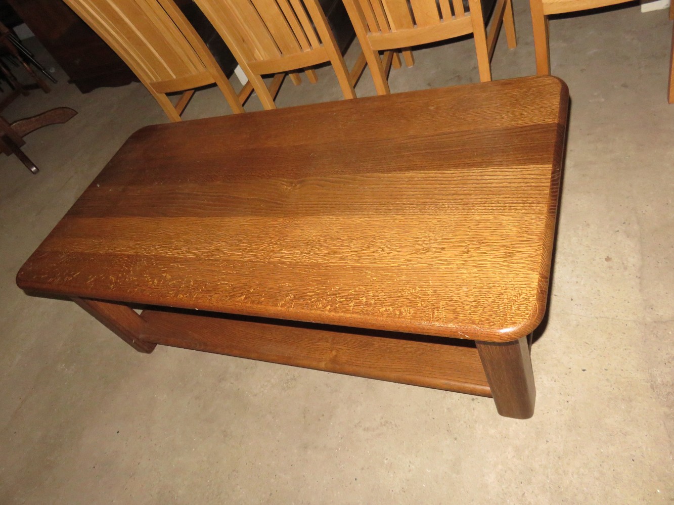 Oak coffee table