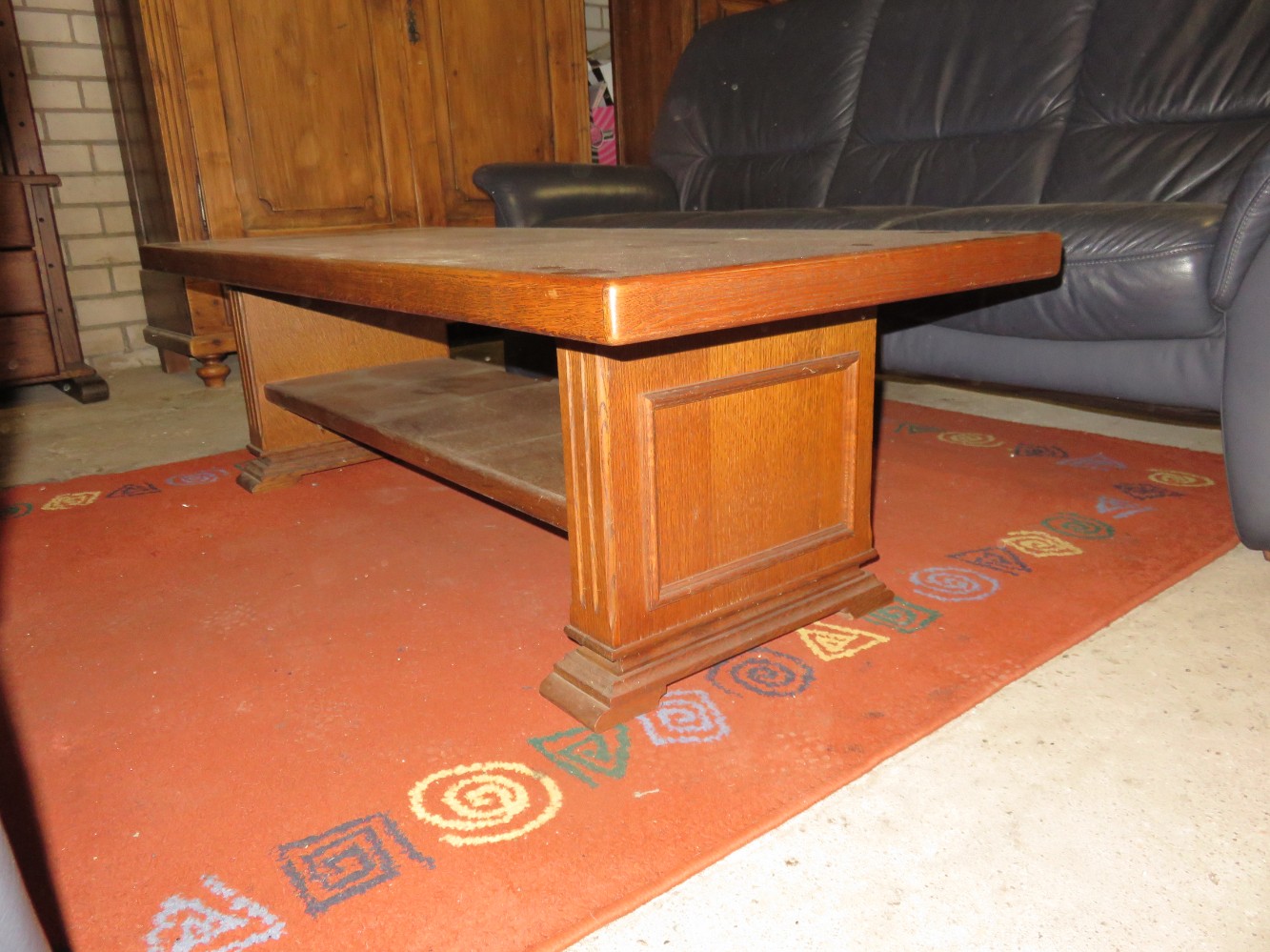 Oak coffee table