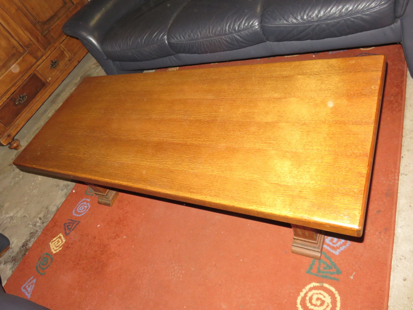 Oak coffee table