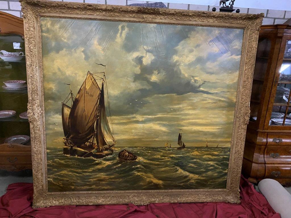 Painting signed H.W. Mesdag