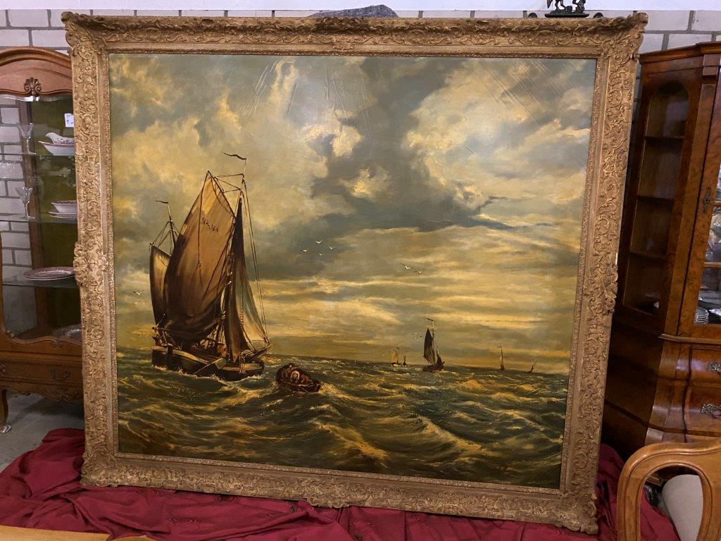 Painting signed H.W. Mesdag