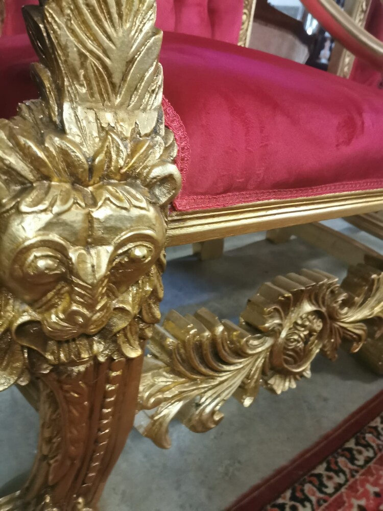 Pair of Grandeur: French King Chairs