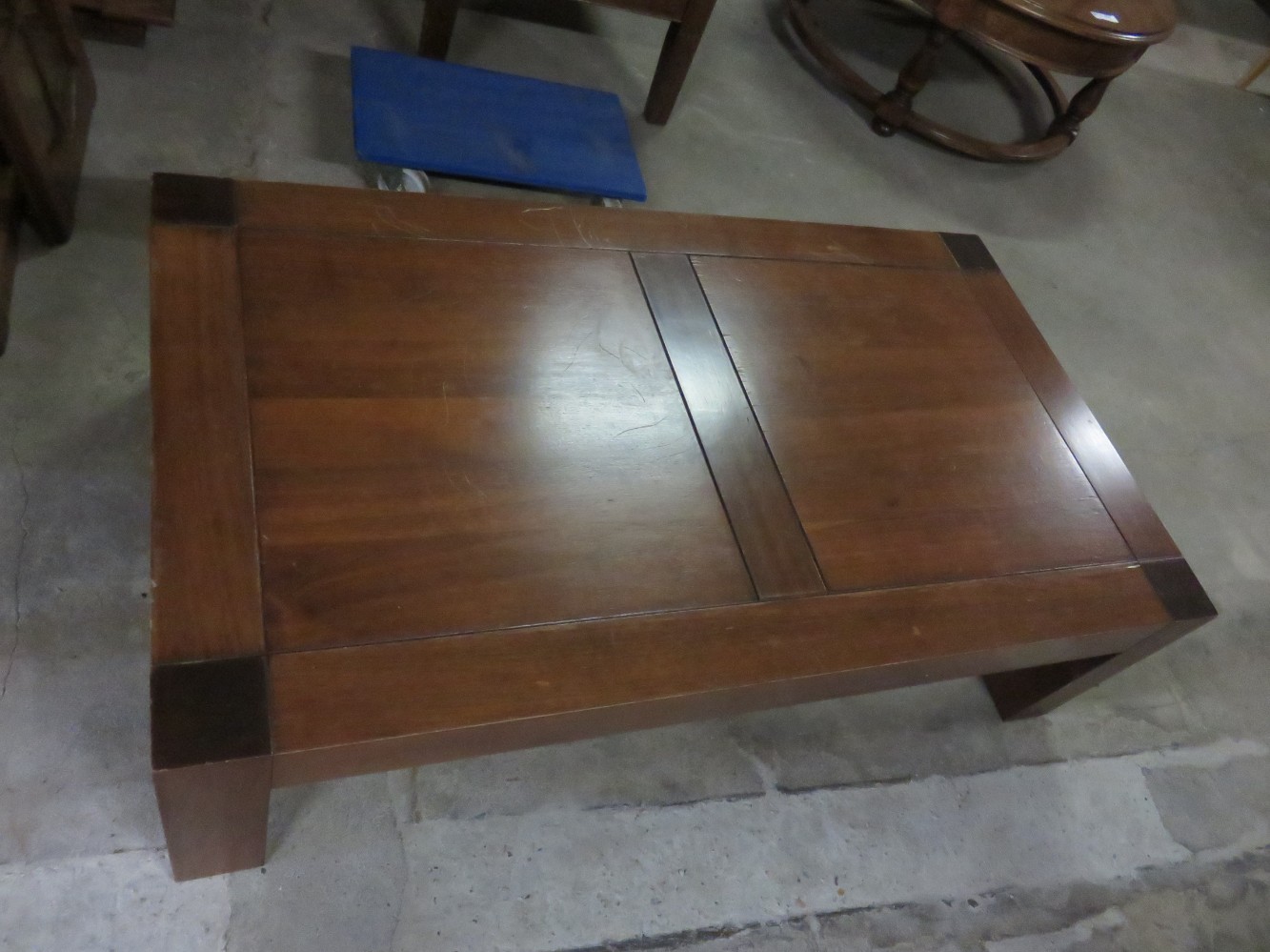Solid oak coffee table