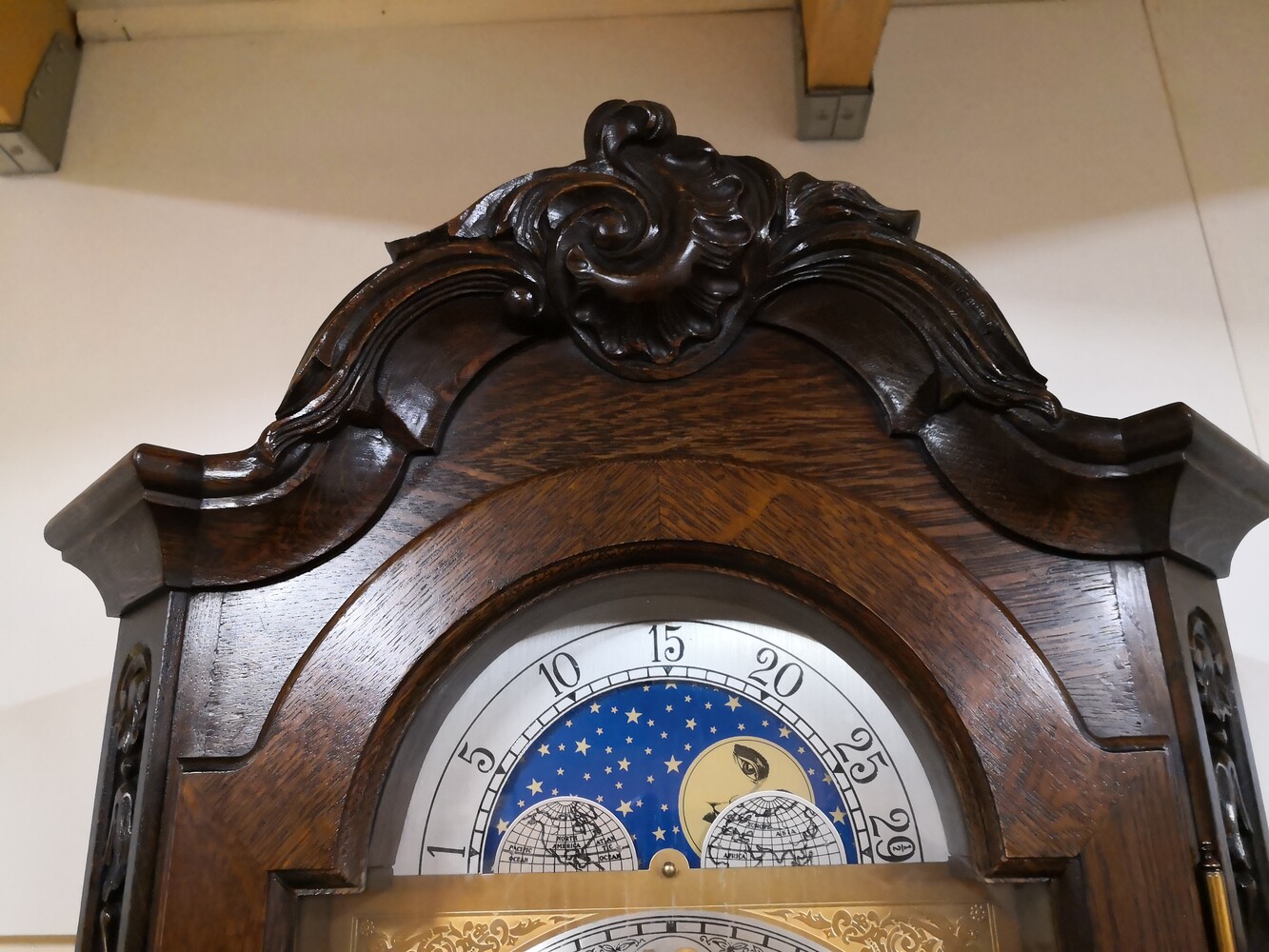 Standing Floor Clock Moonface Three Weight 