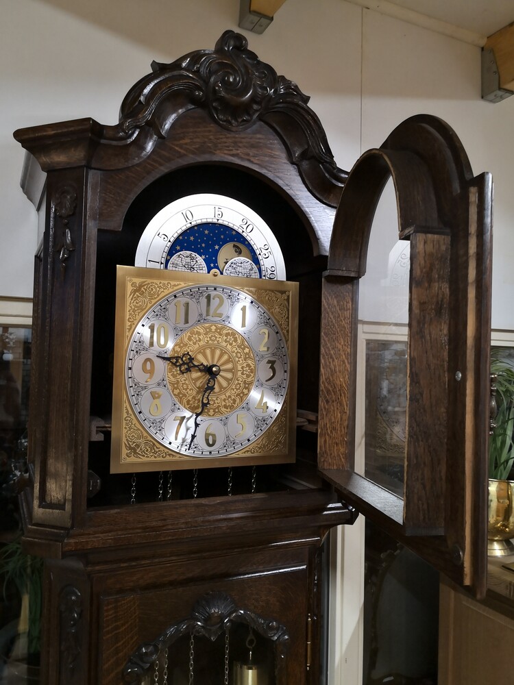 Standing Floor Clock Moonface Three Weight 