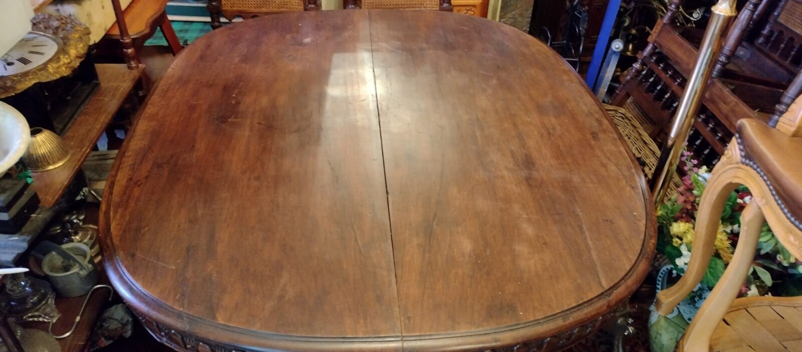 Super french walnut diningset