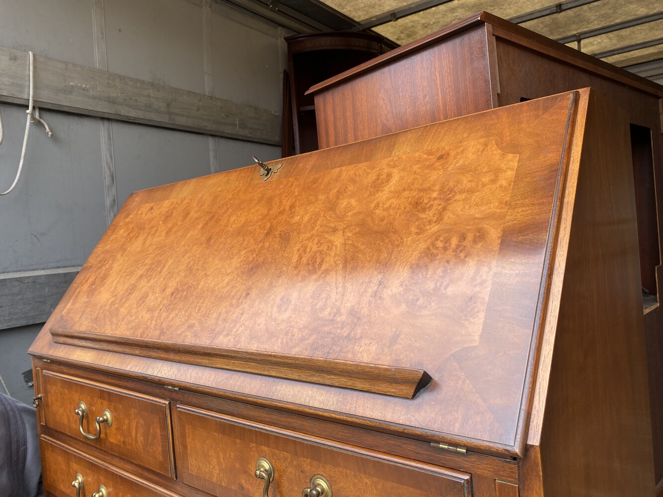 Very nice walnut secretaire