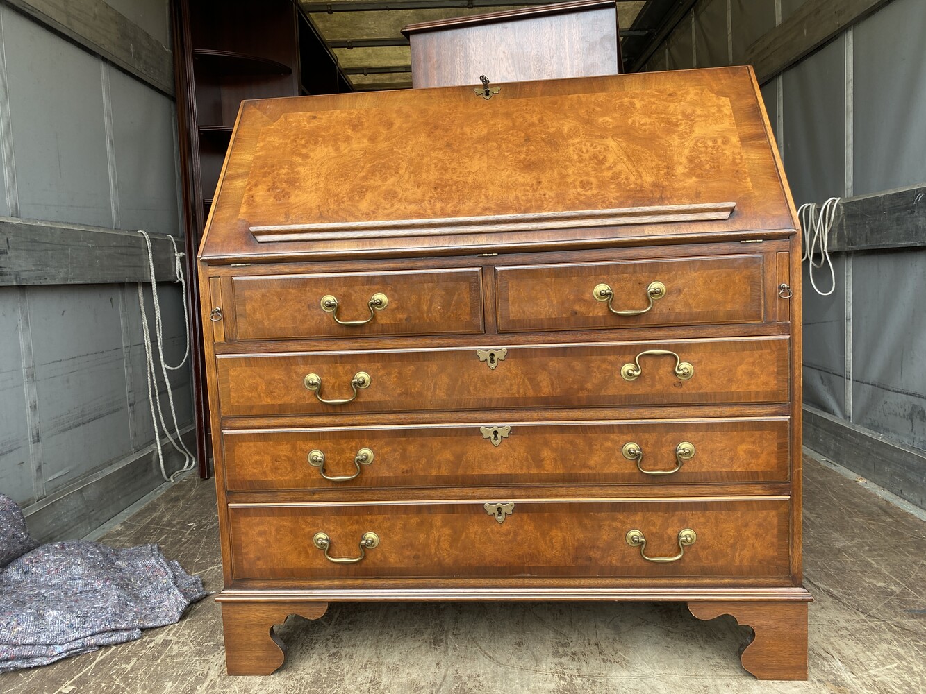 Very nice walnut secretaire